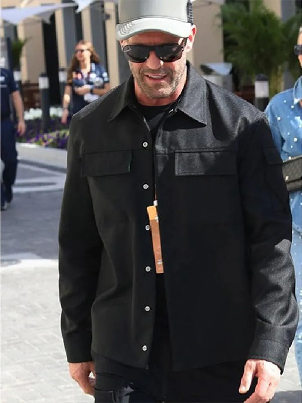 Abu Dhabi Grand Prix F1 Jason Statham Schwarze Jacke