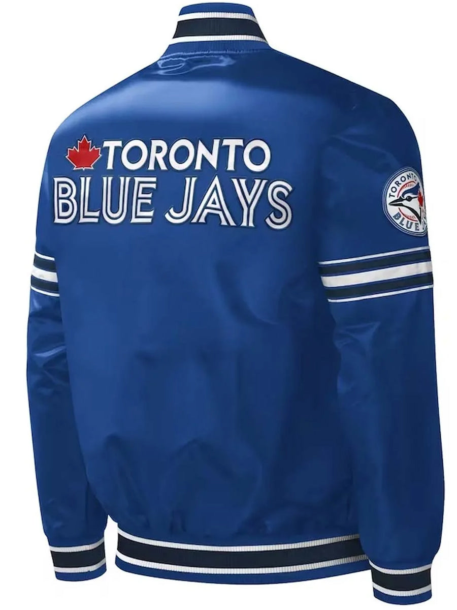 Toronto Blue Jays – Collegejacke in Satinblau