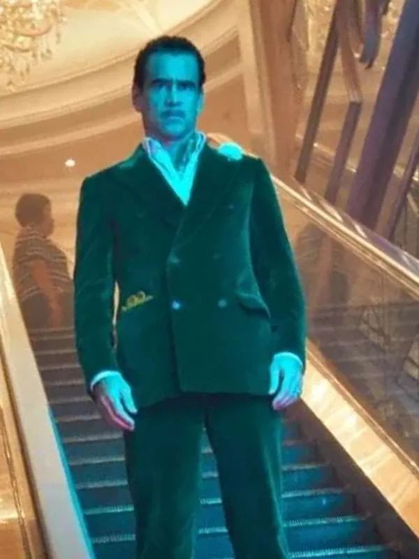 Ballad of a Small Player Lord Doyle Velvet Green Blazer