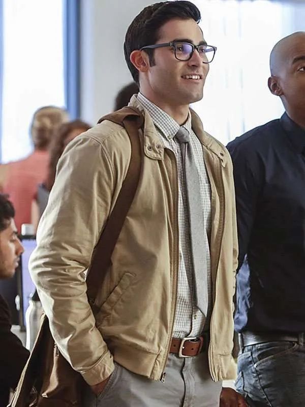 Tyler Hoechlin Supergirl Beige Cotton Jacket
