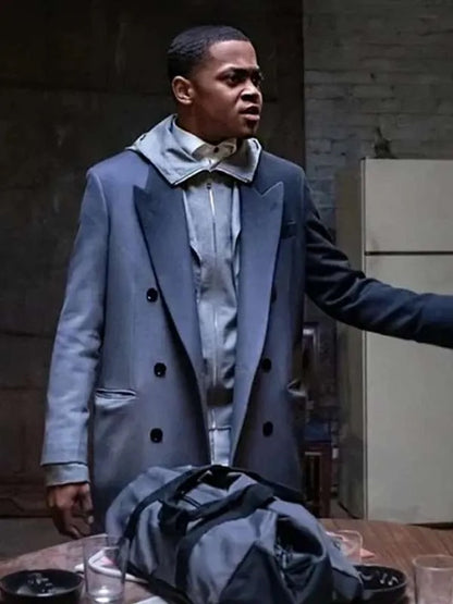 Power Book II Ghost S3 Tariq St. Patrick Trench Coat