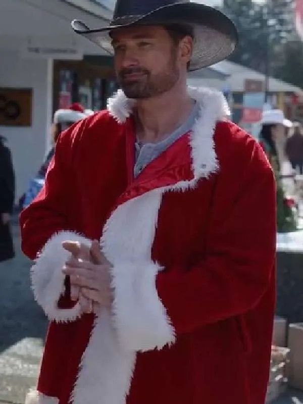 A Royal Montana Christmas Warren Christie Red Santa Claus Coat