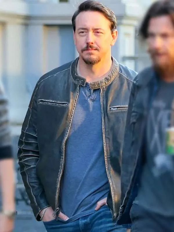 Chris Coy Black Rabbit S01 Black Leather Jacket