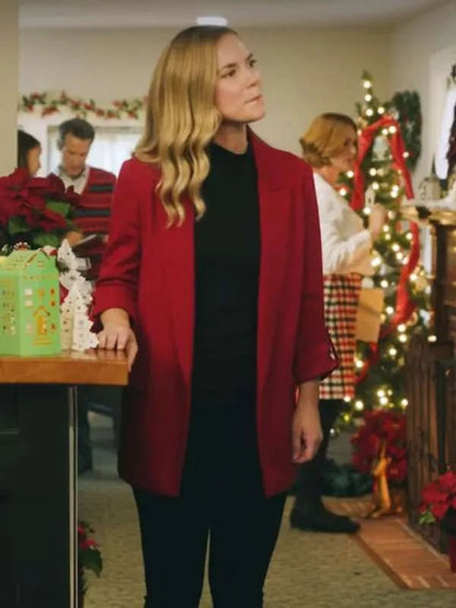Cindy Busby There’s No Place Like Christmas Red Blazer