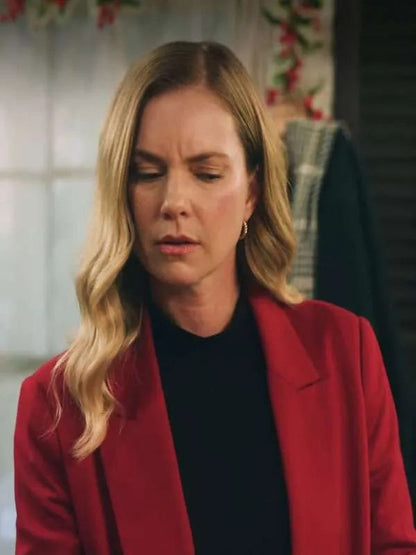 Cindy Busby There’s No Place Like Christmas Red Blazer