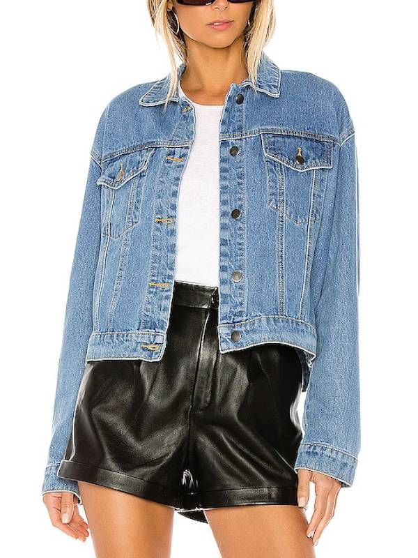 Emily Bader People We Met on Vacation Blue Denim Jacket