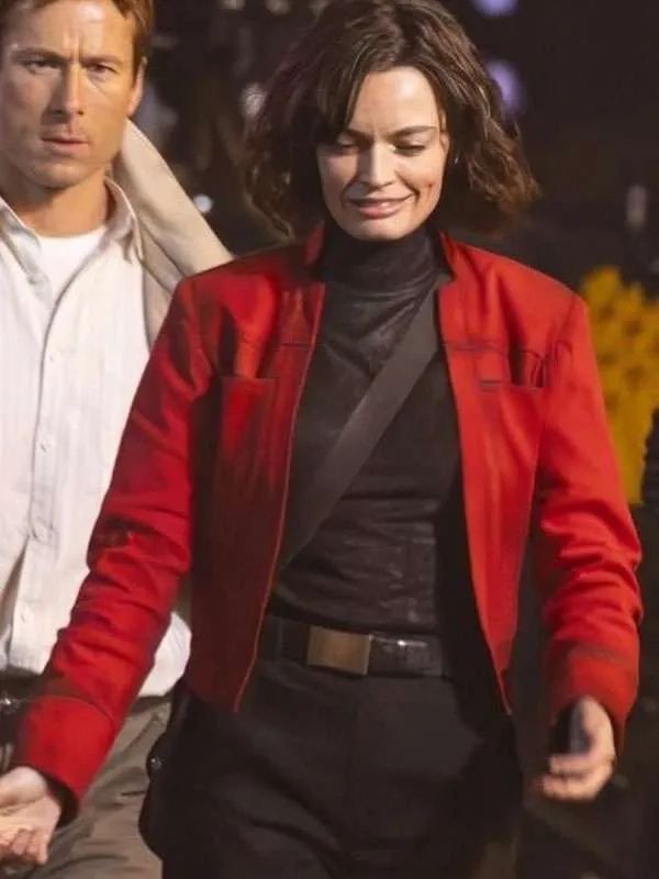 Ghostwriter Emma Mackey Red Leather Jacket