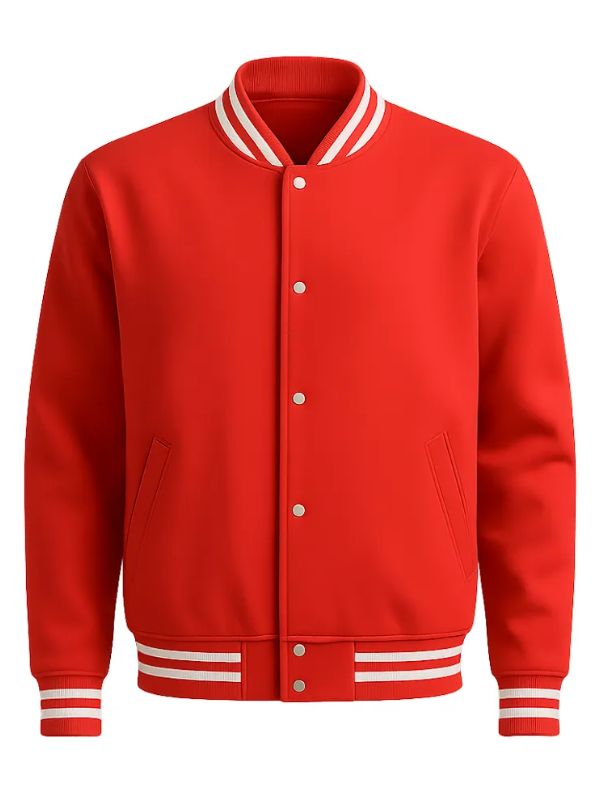 Happy Gilmore 2 Bad Bunny Red Varsity Jacket
