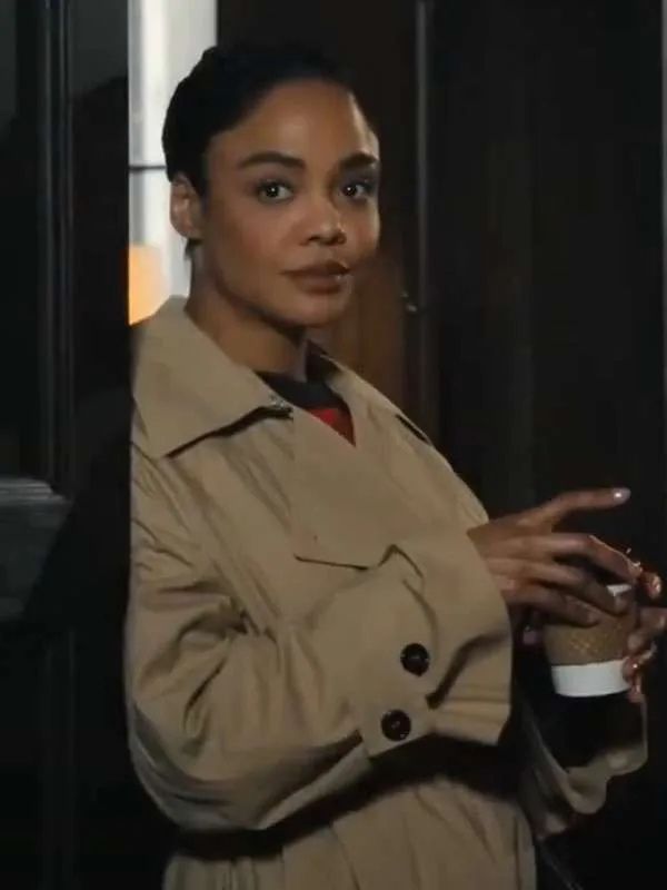 His and Hers Anna Andrews Beige Cotton Trench Coat