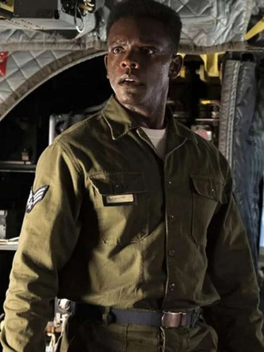 IT Welcome to Derry S01 Dick Hallorann Green Cotton Jacket