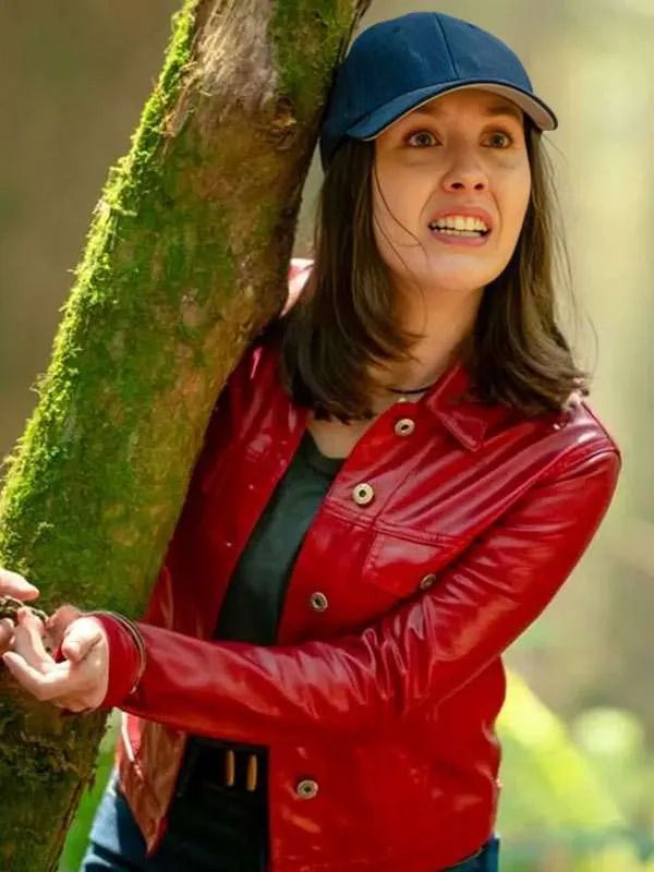 Katherine Evans Murder in a Small-Town Red Leather Jacket