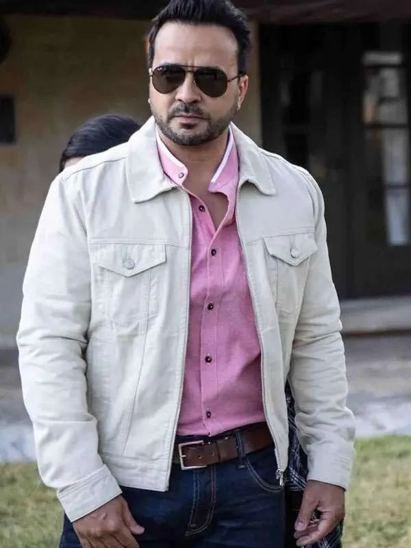 Luis Fonsi Say a Little Prayer White Cotton Jacket