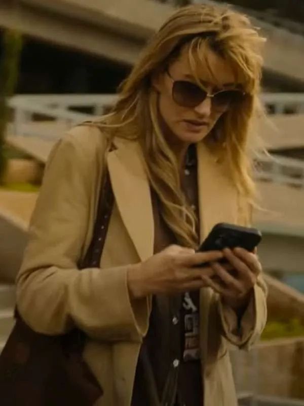 Natascha McElhone The Kollective Beige Blazer