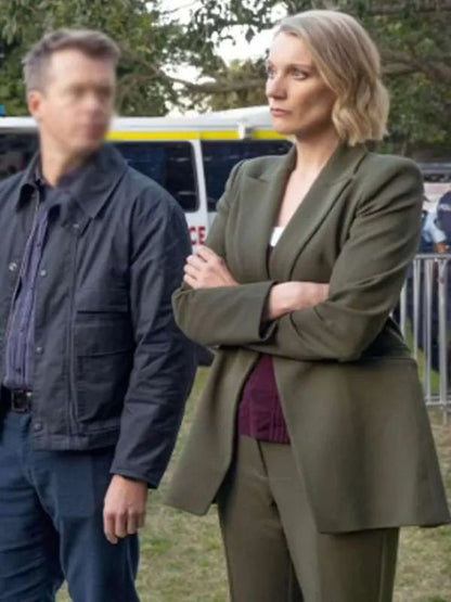 NCIS Sydney S03 Eleanor Stankiewicz Green Blazer