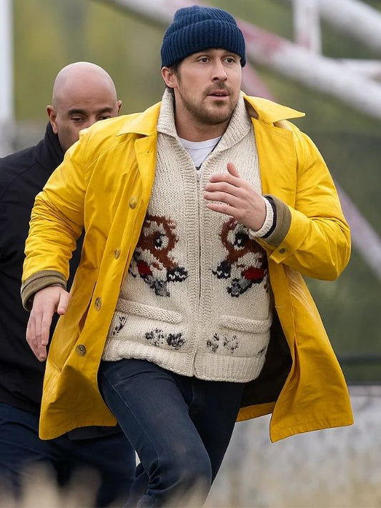 Project Hail Mary Ryan Gosling Yellow Leather Coat