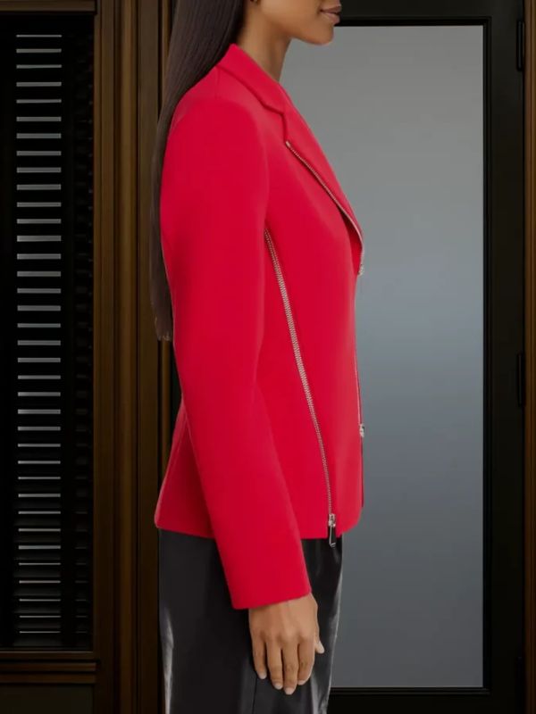 Reasonable Doubts S03 Brandee Evans Red Blazer