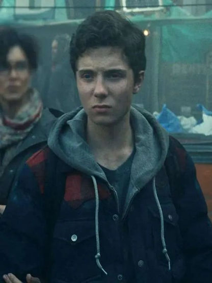 Roman Griffin Davis Greenland 2: Migration Blue Puffer Jacket