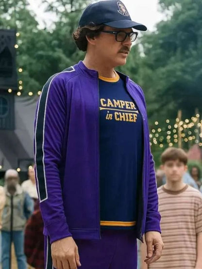 Steve Buscemi Wednesday S02 Purple Track Jacket