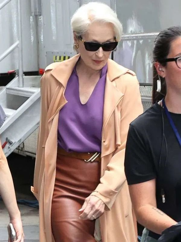 The Devil Wears Prada 2 Meryl Streep Beige Trench Coat