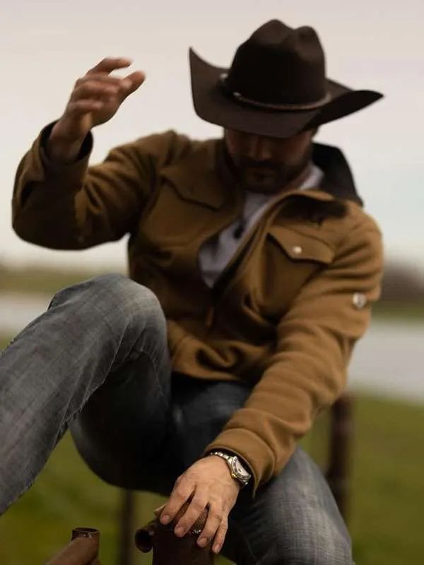 The McBee Dynasty Steven McBee Jr. Brown Wool Jacket