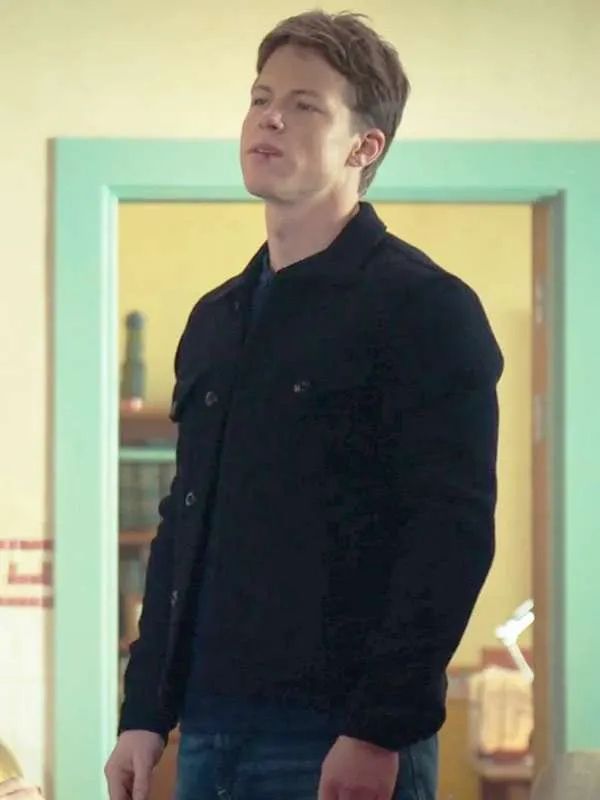 The Rainmaker S01 Milo Callaghan Black Wool Jacket