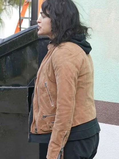 The Rookie S02 Bianca Windle Brown Leather Jacket
