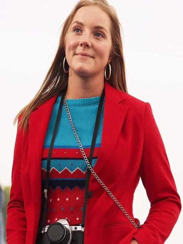 This Too Shall Pass Saylor McPherson Red Blazer