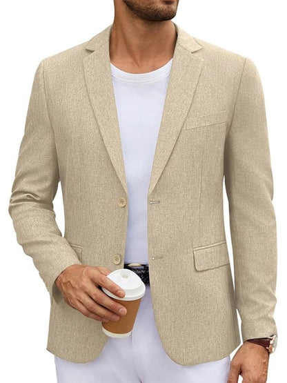 Tom Blyth People We Met on Vacation Beige Blazer