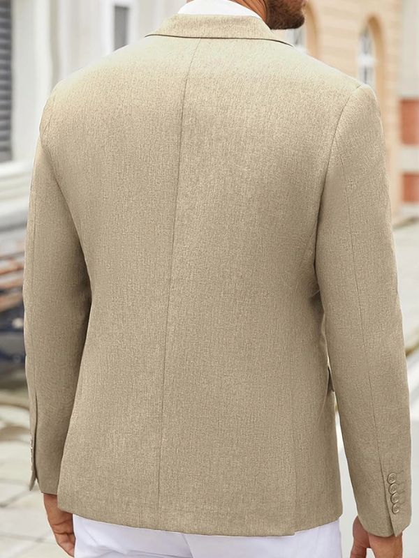 Tom Blyth People We Met on Vacation Beige Blazer