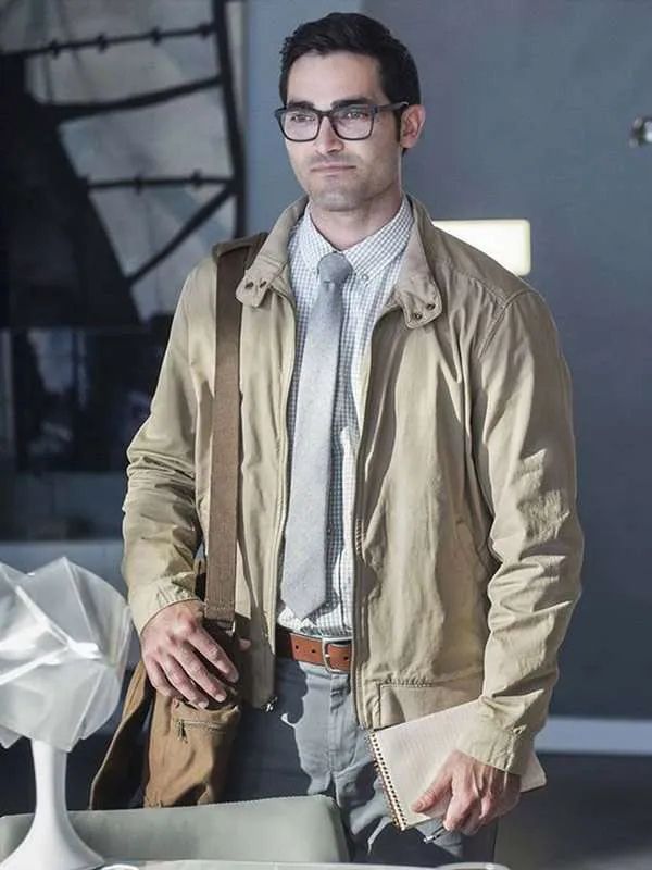 Tyler Hoechlin Supergirl Beige Cotton Jacket